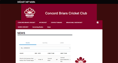 Desktop Screenshot of concordcricket.com.au